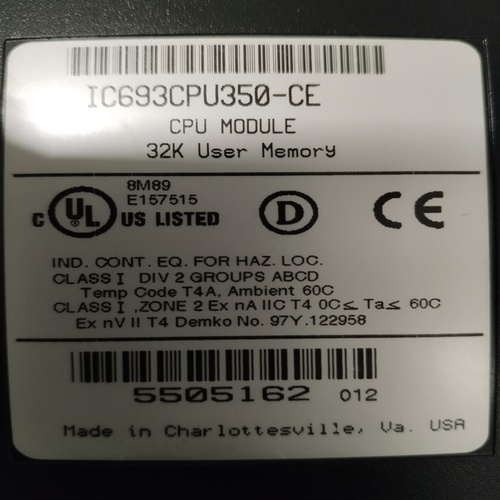 GE FANUC IC693CPU350-CE CPU MODULE