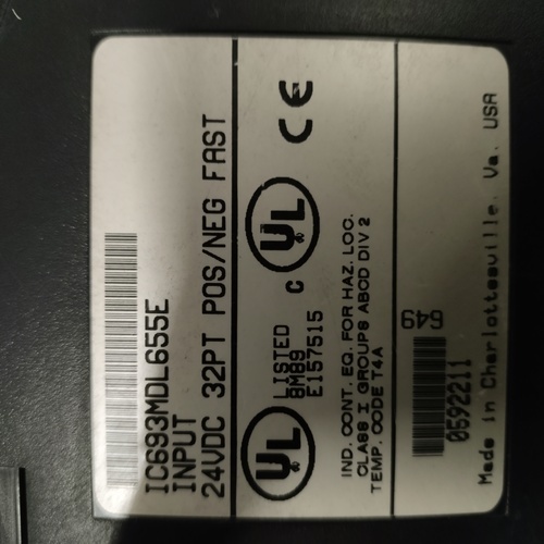 GE FANUC IC693MDL655E INPUT  MODULE