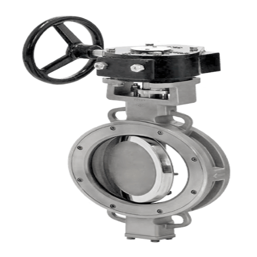 Double Eccentric Design Offset Disc Wafer Type Butterfly Valve