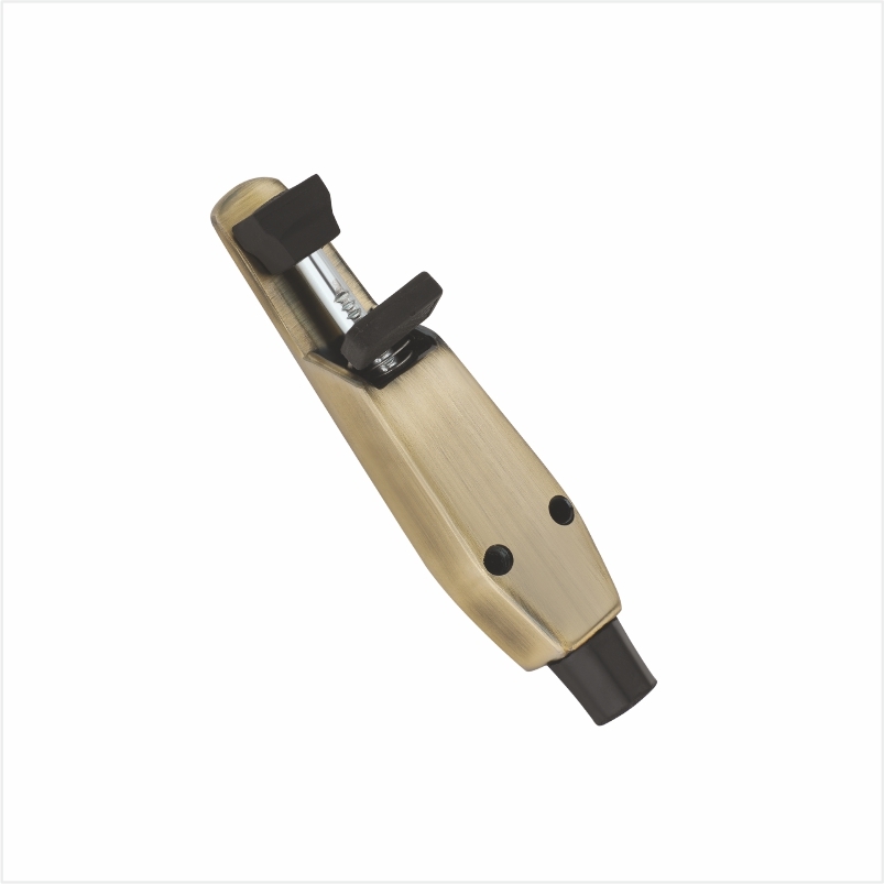 High quality 5inch wall protector antique Brass Chitra wall mount shower door stopper