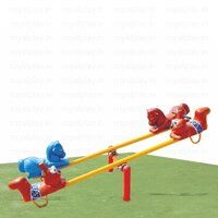 See Saw Four Seater Horse and Caterpillar See Saw Playground See Saw