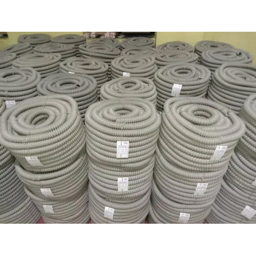 Pvc Vinyl Hose Pipe - Plastic Material Round Shape Gray Color | Industrial & Commercial Use 1 Year Warranty