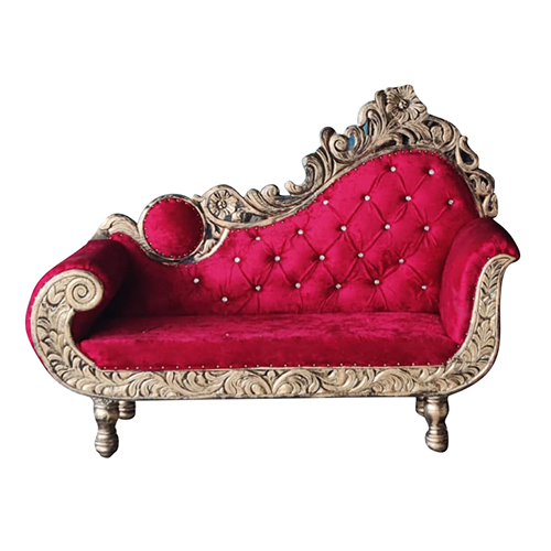 Red Wooden jaimala sofa