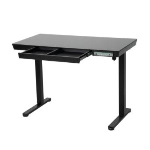Glass Electric Height Adjustable Desk