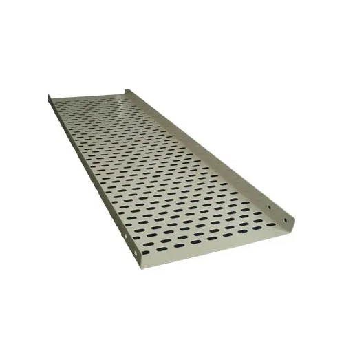 GI Perforated Type Cable Trays - Galvanized Iron, 100 Meters Length | Dimensions: W: 50-90mm, H: 25-150mm, Thickness: 1-2.5mm, 1 Year Warranty