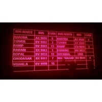 Bus Route Scrolling Led Display Application: Commercial