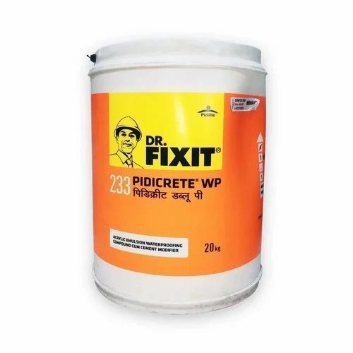 Dr Fixit 20Kg 233 Pidicrete Waterproofing Chemicals Application: Industrial