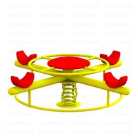 Four Seater Double Spring See Saw Playground See Saw