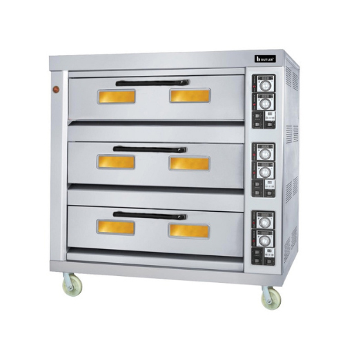 GDO-3D-9T Premia Gas Based Three Deck Oven With 9 Trays