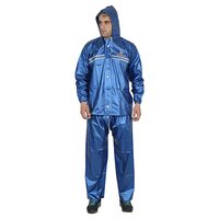 Mens Blue Gladiator Button Rain Suit
