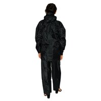 Ladies Black Taping Rain Suit