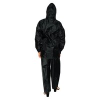 Ladies Black Taping Rain Suit