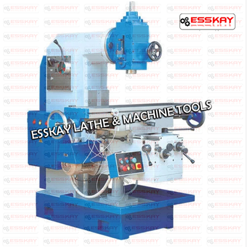 Blue Industrial Vertical Milling Machine