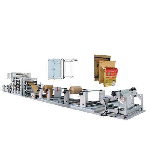 Single Head Cement Paper Bag Making Machine Feed Bag Machine