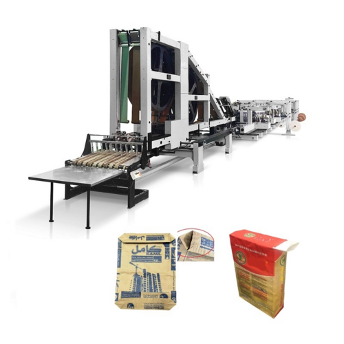 25kg 50kg Cement Paper Bag Machine Valve Feed Sack Bag Production Line