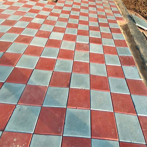 Multicolor 60Mm Square Concrete Paver Block