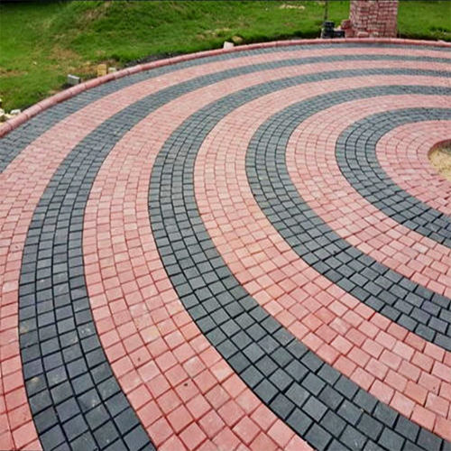 Multicolor Square Shape Paver Block