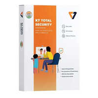 K7 Antivirus Software - Total Security Subscription | 24/7 Support, Ransomware Protection, Anti-malware, Anti-spyware, Firewall, Parental Control