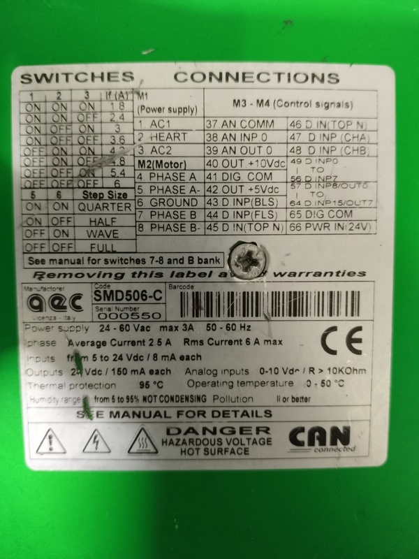 AEC SMD506-C STEPPER DRIVE