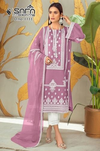 Classic Embroidered Pakistani Suit with Cigaret Pants