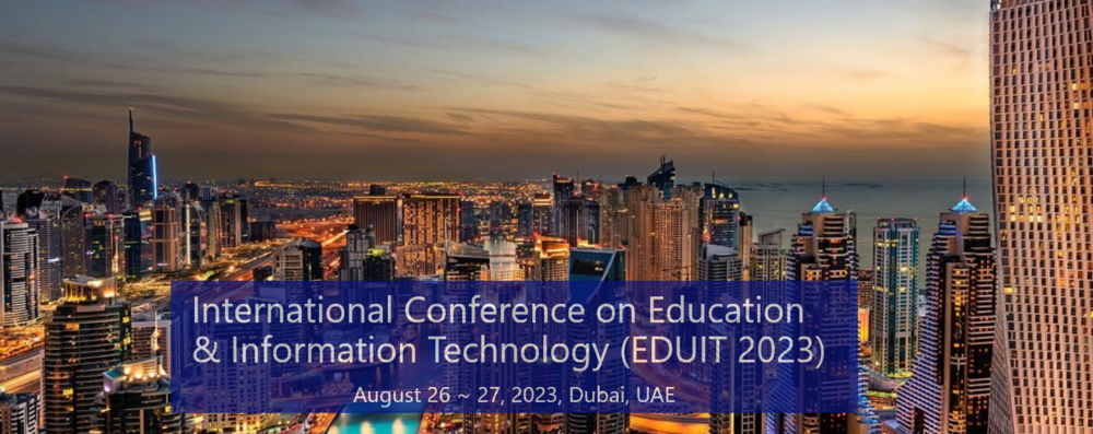 International Conference on Education and Information Technology (EDUIT)