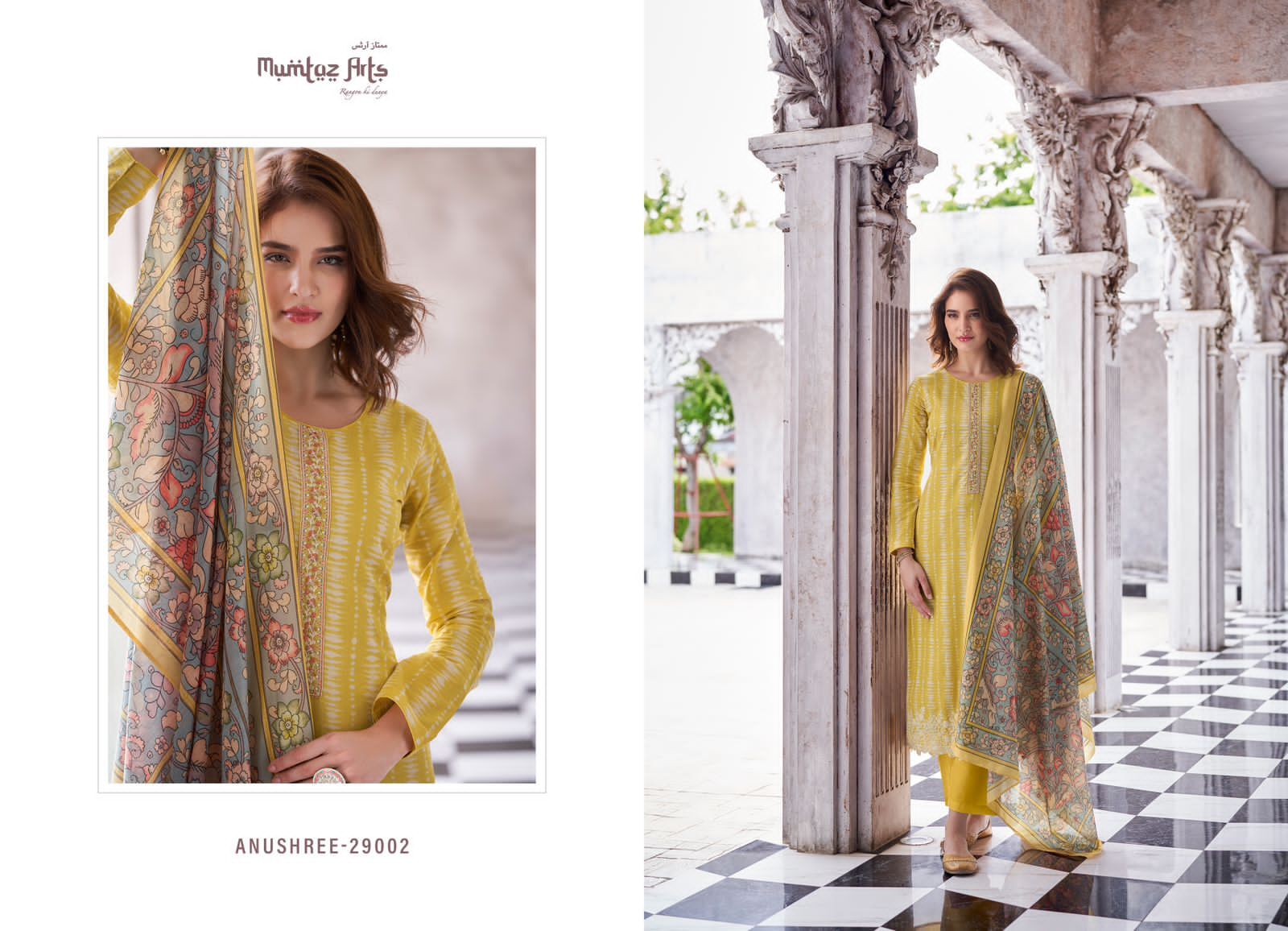 Pure Lawn Cotton Unstitch Suit With Embroidery