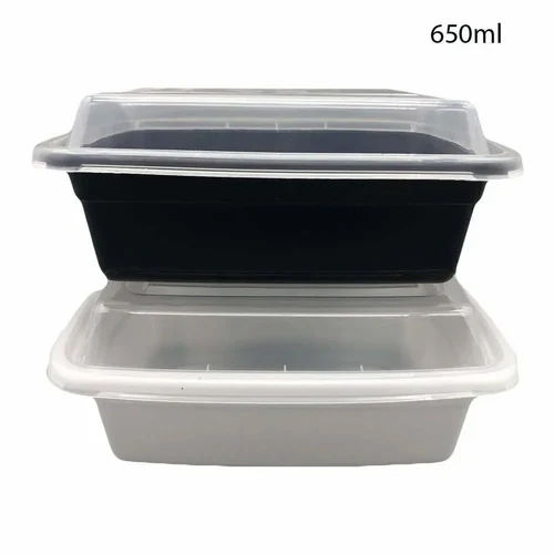 Buy Wholesale China 650ml Injection Plastic Packaging Rectangle