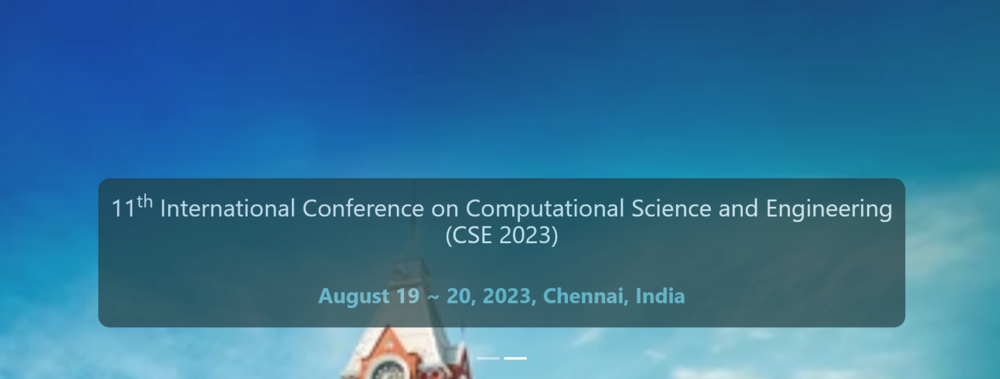 International Conference on Computational Science and Engineering (CSE)