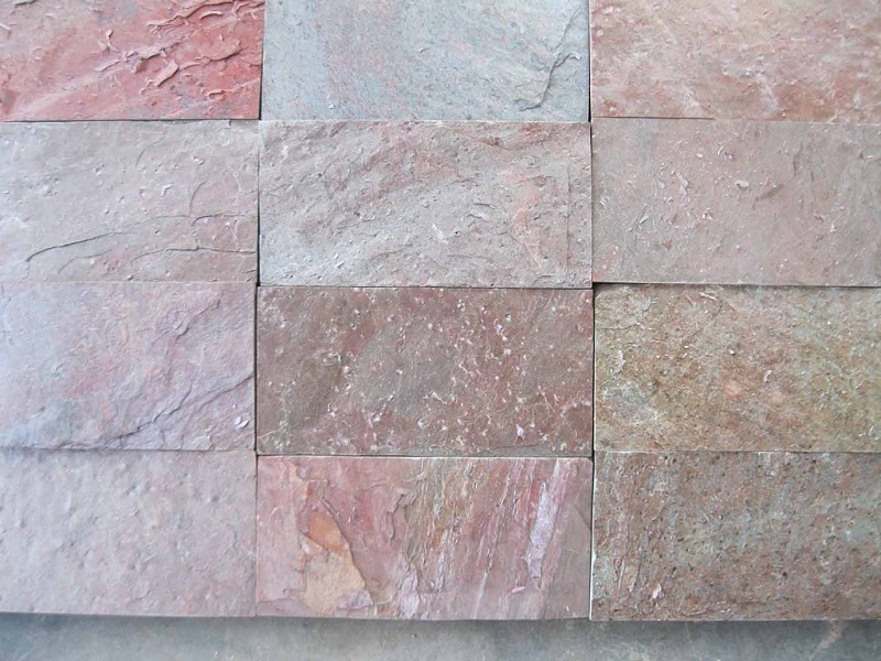Indian Copper Quartzite Slate Stone Tiles