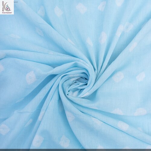SKY BLUE COLOR TIE DYE  FABRIC