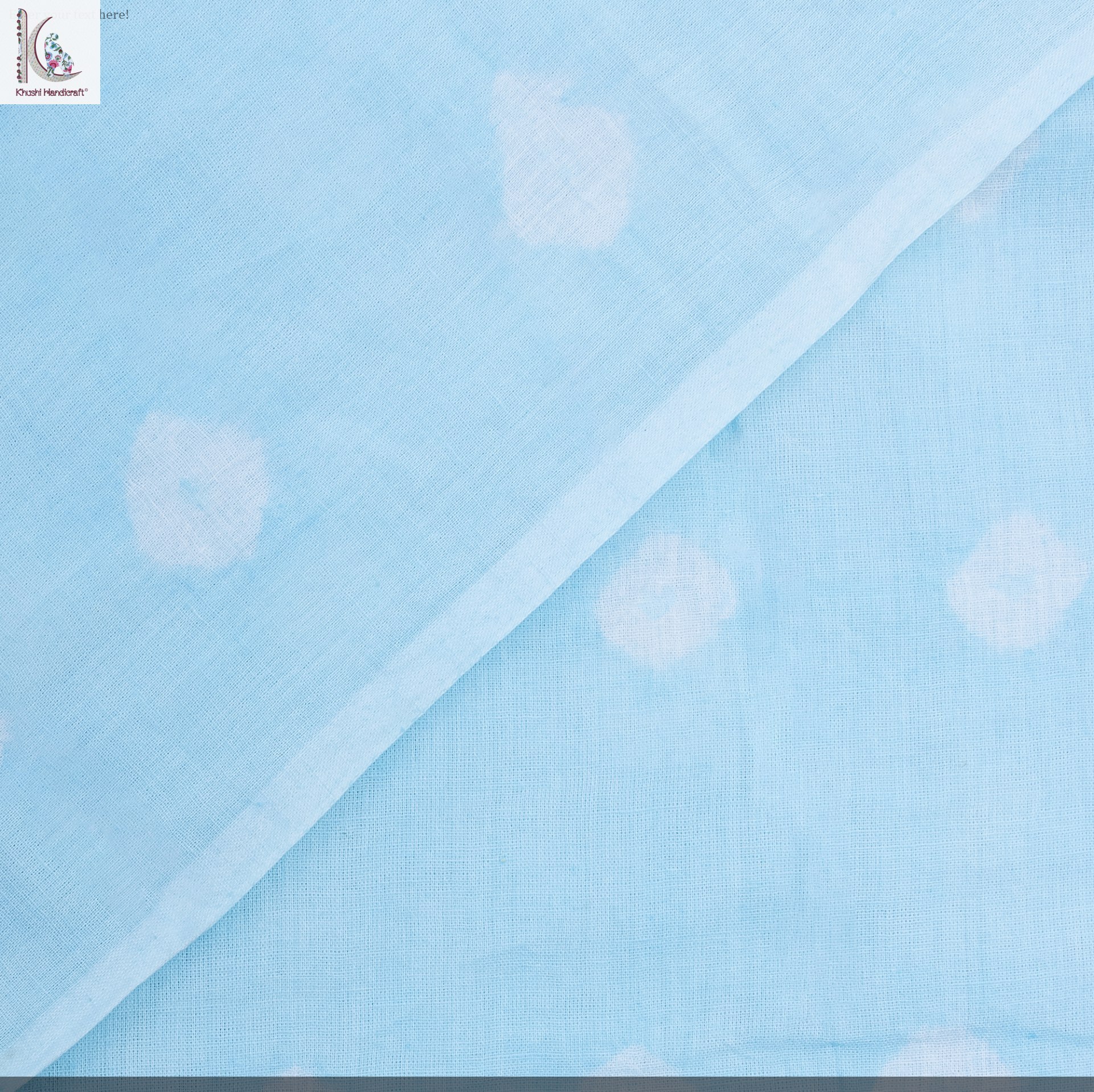 SKY BLUE COLOR TIE DYE  FABRIC