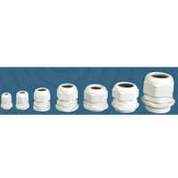 Pg-m Cable Glands - Plastic Armored, Watertight White Jacket | Easy Installation, Industrial Use, Durable And Reliable Sealing