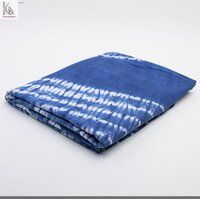 BLUE TIE DYE FABRIC