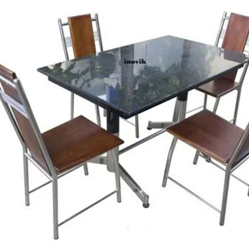 Best Quality Stainless Steel Restaurant Dining Table Set Application: Holiday Resort