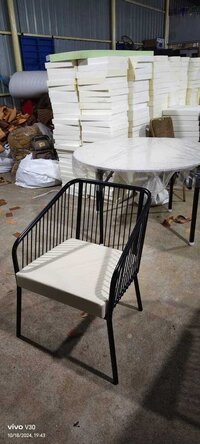 Cushion Restaurant Chair - Color: Red