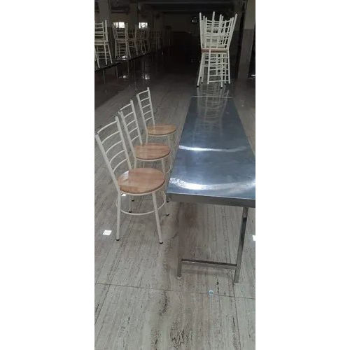 Stainless Steel Marriage Hall Dining Tables