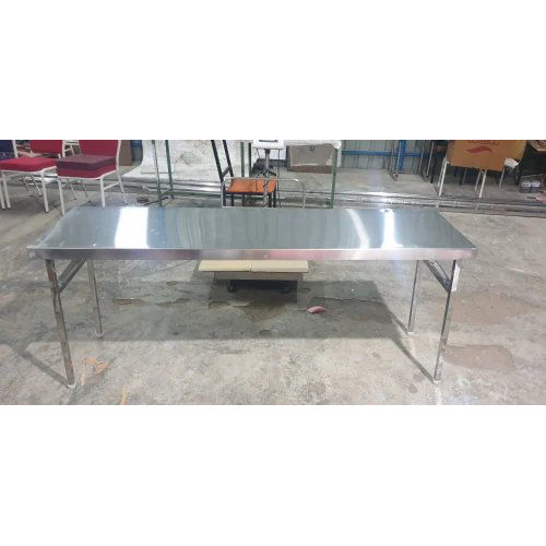 Marriage Hall Stainless Steel Dining Table No Assembly Required