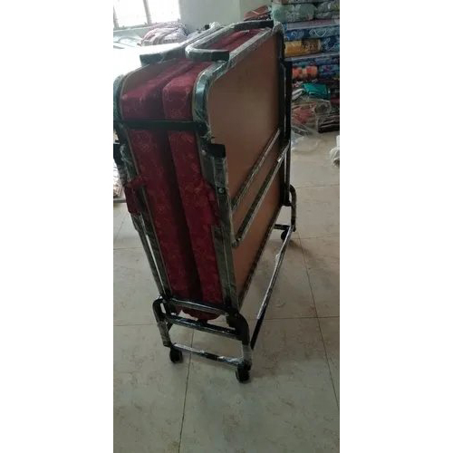 Foldable Rollaway Cot With Bed