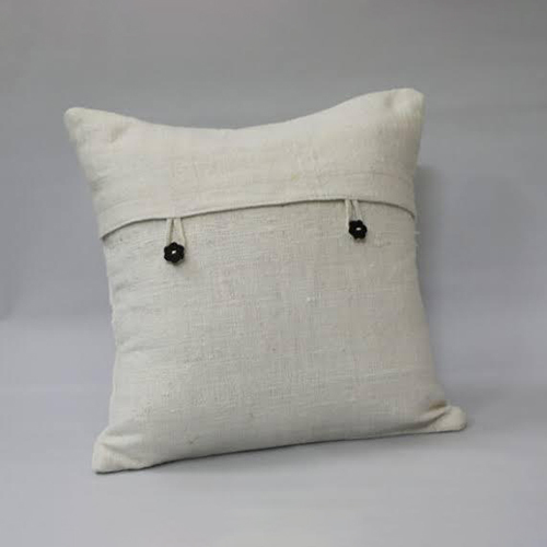 Off White Cotton Cushion Cover