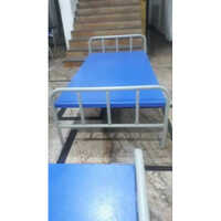 Mild Steel Cot - Color: White