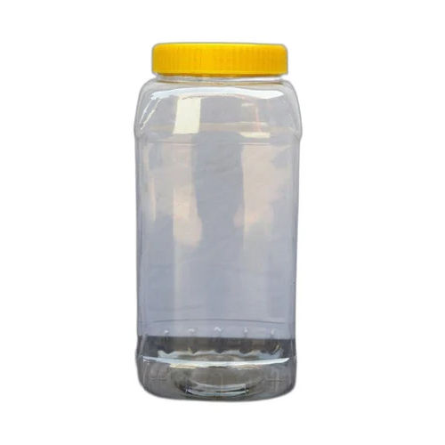 1.5 Litre Cylindrical Plain Plastic Jar