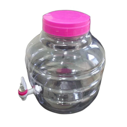 Water Storage Plastic Jar - Color: Transparent