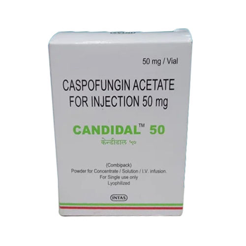 50mg Caspofungin Acetate Injection - Liquid Form, As Per Instruction Dosage, Store In Dry Place