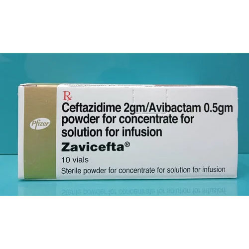 इन्फ्यूजन इंजेक्शन के समाधान के लिए कॉन्सेंट्रेट के लिए Ceftazidime 2Mg Avibactam 0.5Gm पाउडर