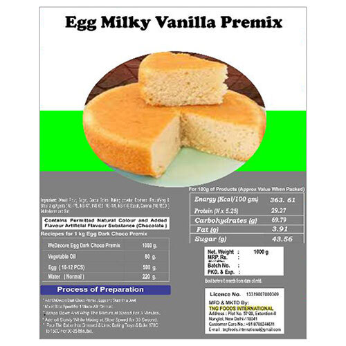 With Egg Vanilla Premix
