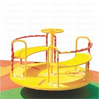 Six Seater Merry Go Round FRP Merry Go Round For Kids