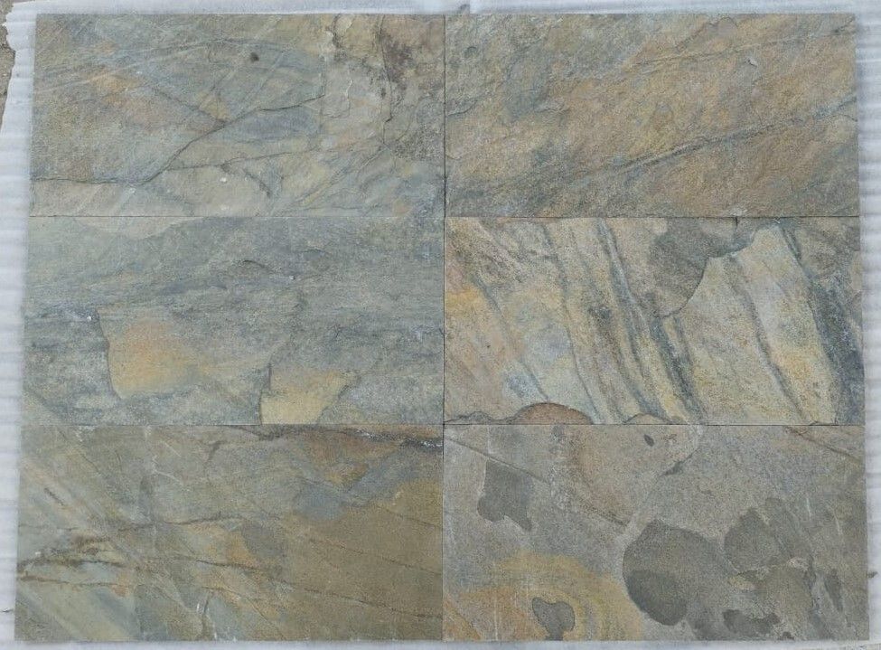 Zeera Green Quartzite Indian Slate Stone Tiles