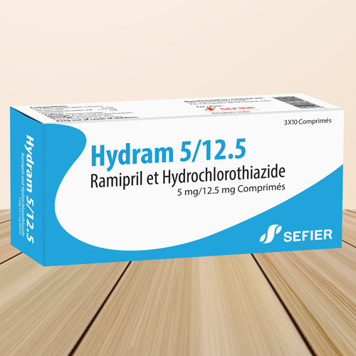 Hydram Ramipril and Hydrochlorothiazide Tablets 5 mg/12.5 mg