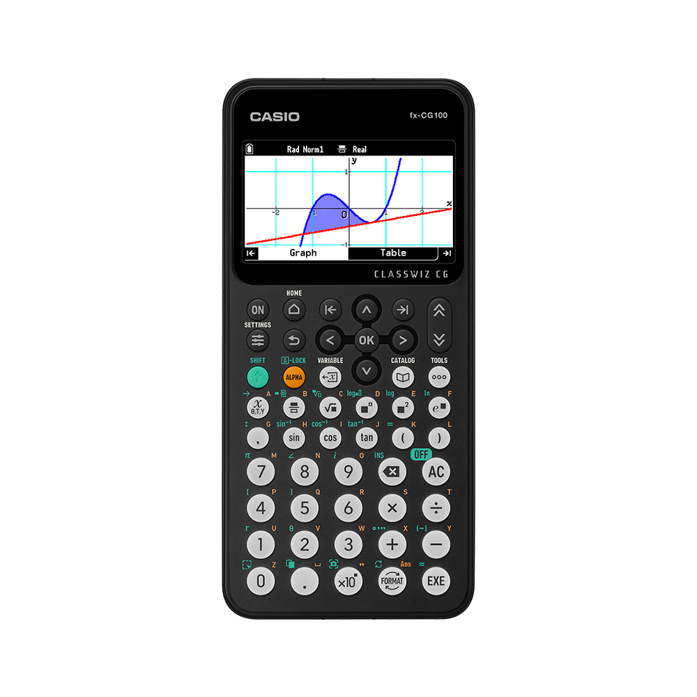 FXCG 50 - Graphing Calculator with 2900+ Functions | Advanced Algebra, Trigonometry, Calculus, Statistics, 3D Graphing, USB Transfer, 3-Year Warranty