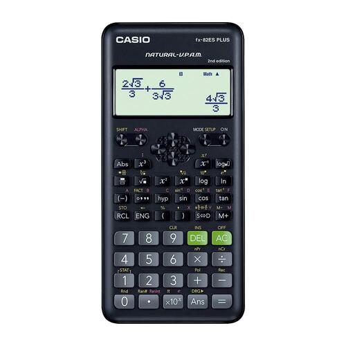 FX 82 ES PLUS - Non-Programmable Scientific Calculator | 252 Functions, Natural Textbook Display, Multi-replay Feature, Slide-On Hard Case, 3-Year Warranty